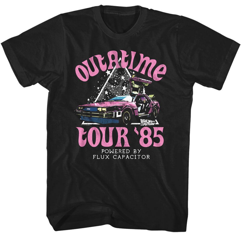 Back to The Future Outatime Tour 85 Men T Shirt S