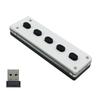 Programmable 5 Key Keypad with USB Corded and Wireless Connection for Efficient Office and Gaming Use