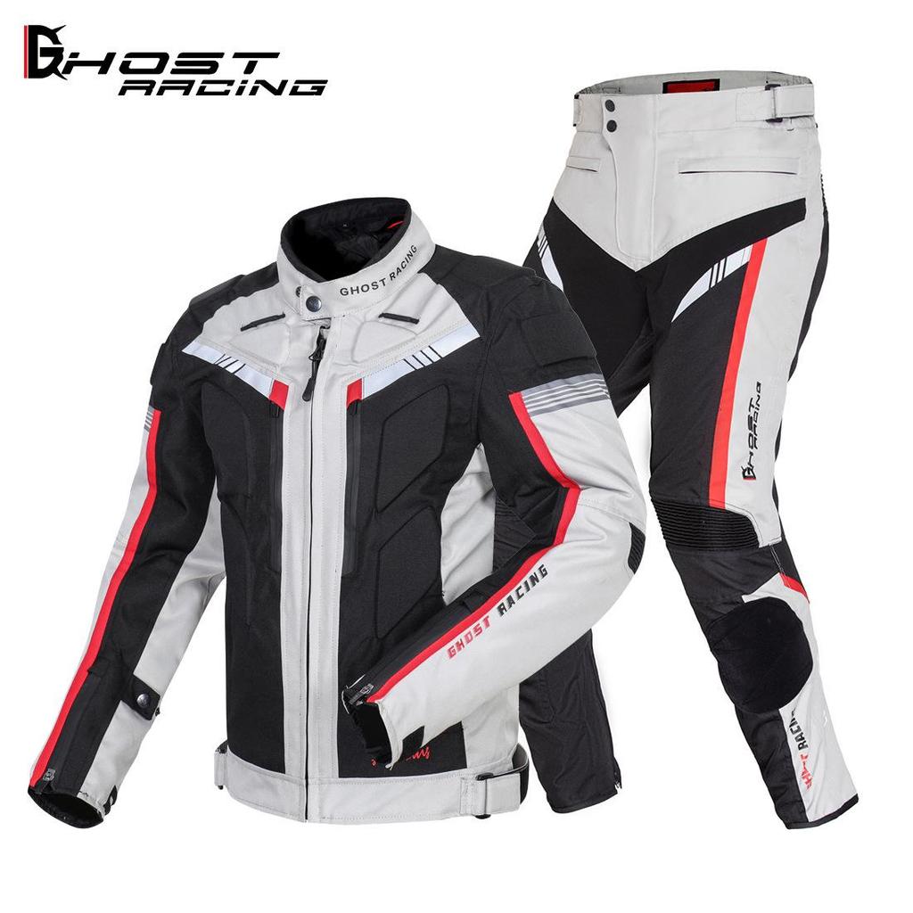 Four-Season Motorcycle Riding Suit: Durable, Windproof, Split-Type Pants, Fall-Resistant, Outdoor Sports Set