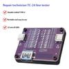 Portable USB C Cable Tester With Fault Detection Function Perfect For Testing 24Pin Type C Fast Charging Wire Checker