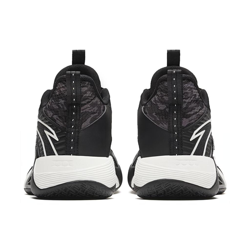 New Anta Speedy 3 Wear Resistant Mid Top Basketball Shoes Men's Black Gray 112341604-6