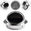 Silver Vent Cap Stainless Steel Windproof 75-200mm