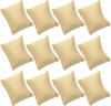 12 Pack Small Black Watch Pillow Velvet Bracelet Pillow Jewelry Displays Watch Bracelet Bangle Cushions Stand Fit For Boxs