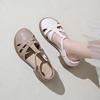 2024 Nuevas Sandalias de Suela Gruesa para Mujer Envolventes en los Dedos Calados Romanas Sandalias Mujer Zapatos Casuales de Playa Verano Sandalias de Plataforma Mujer