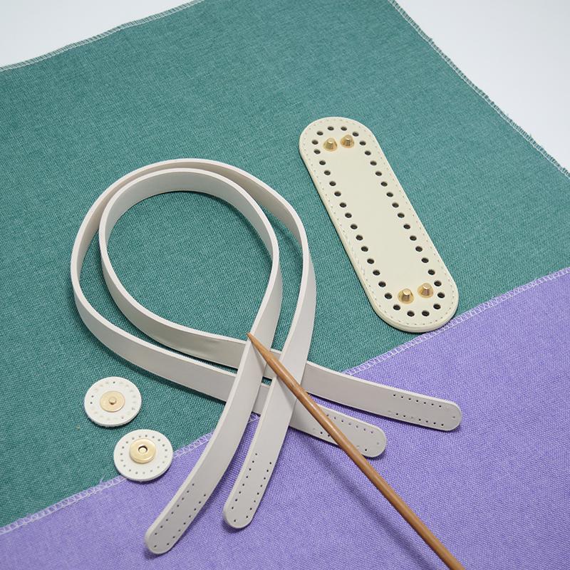 Bolsa Tote de Couro Feita à Mão e Substituição de Alça de Bolsa - Acessório DIY