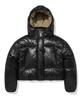 Covernat Woman Rds Glossy Short Puffer Black