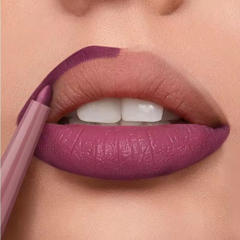 Contorno Labbbra Viola Sexy Trucco Labbra Matita Contorno Labbra Moda Matita Contorno Labbra Rossetto Penna Anti-Macchia Un Must per Principianti