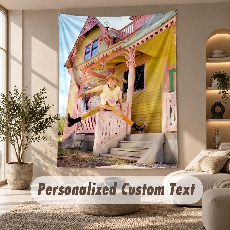 Wall Hanging Tapestry Art Cloth Bedroom Room Background DecorPippi Longstocking