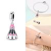 Authentic Pink Box Rocket Badminton Bike Bead Charms Charm Bead Charms Compatible With Bracelets copper Women Jewellery Necklaces Diy Gift