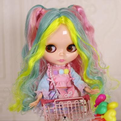 DBS Blyth Puppe 1/6 Joint Body Specials 30 cm super schwarze Haut bunte Haare BJD Spielzeug Mode Geschenke