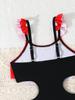 2026 Cute Girls' One-Piece Swimwear - Small & Medium Children's Bikini