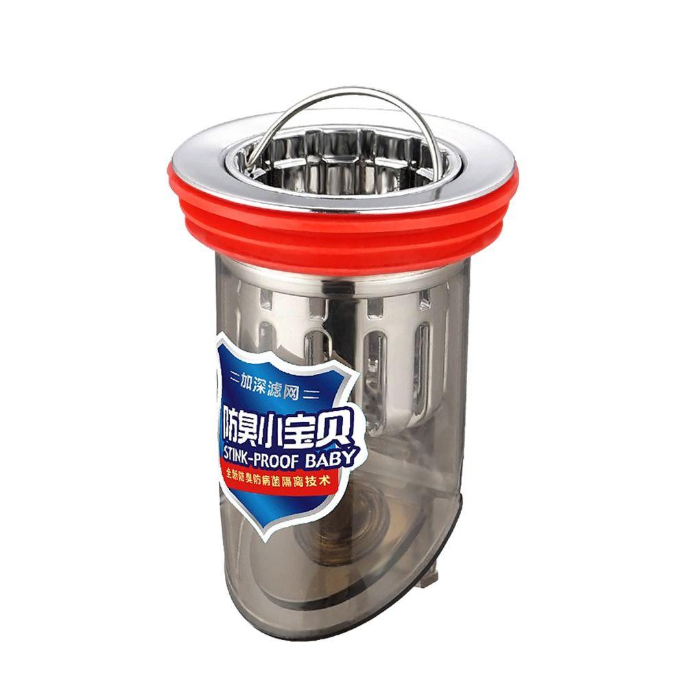 

Запобіжник каналізаційного сифона Заглушка Ущільнювач Стопор Кришка зливу Підлоговий злив Антизапах Злив для умивальника Фільтр червоний