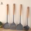 Silicone Cooking Utensil Set Heat Resistant Non Stick Cookware Spatula Shovel Kitchenware Measuring Spoons Baking Tool Set