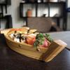 Frcolor Sushi Serving Japanese Sushi Sashimi Japanese Funamori Japanese Commercial Sushi Tool Boat, Boat-Shaped Dish, Table, Style, & Plate, Cuisine,