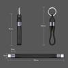 Silicone USB Cable Keychain High-Speed Transfer 40Gbps Data Cable 240W USB C Cable  Universal