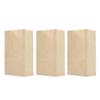 100 Pcs Kraft Paper Bag Food Grade Greaseproof Tear Resistant Disposable Brown Kraft Paper Grocery Bag 180x90x55mm