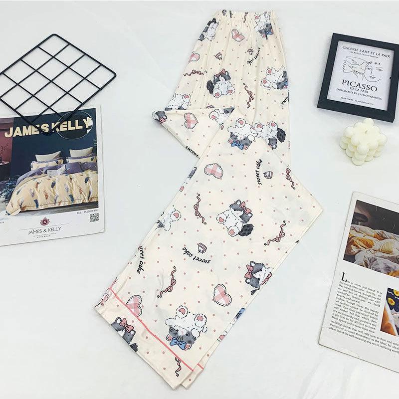 

Hello Kitty Women s Cartoon Pajama Pants - Summer Casual, Loose Fit for Home or Outdoor Wear XXL【96CM/Height 170/125-150 Jin】