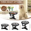 Cat Bowl Stand with Bowl Height Adjustable Pe Food Stand Tilted Elevated Dog Drink water Bowl Nonslip Oblique Neck Protection
