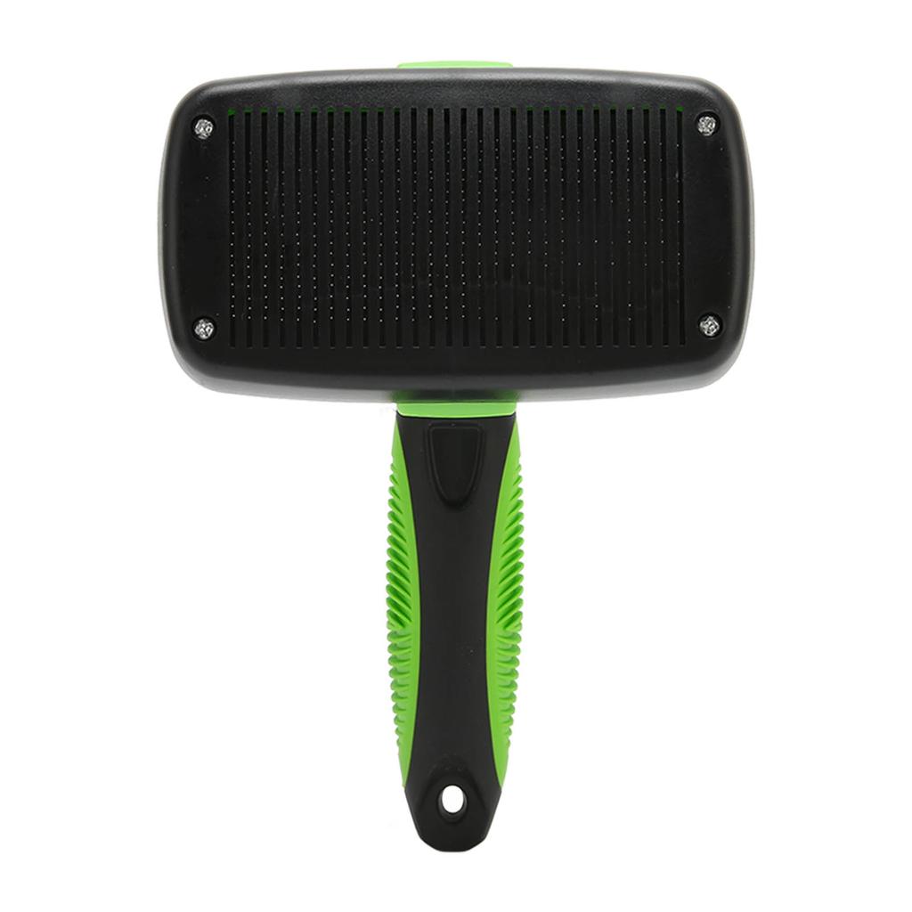 Pet Self Cleaning Brush Ergonomics Stainless Steel Needle Hair Shedding Pet Grooming Comb Brush for