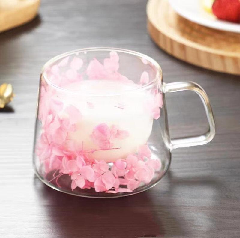 

Shangqi Dried Flower Double-Layer Glass Coffee Cup