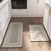 Polyester Woven Kitchen Floor Mat | Super Absorbent for Water & Oil | Anti-Slip Durable Rug for Sink, Entryway