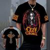 Men T Shirt Rock Band Adams Rock Ozzy Osbourne 3D Print T-shirt Men Women Fashion Short Sleeve Tops Tees Kids Clothing