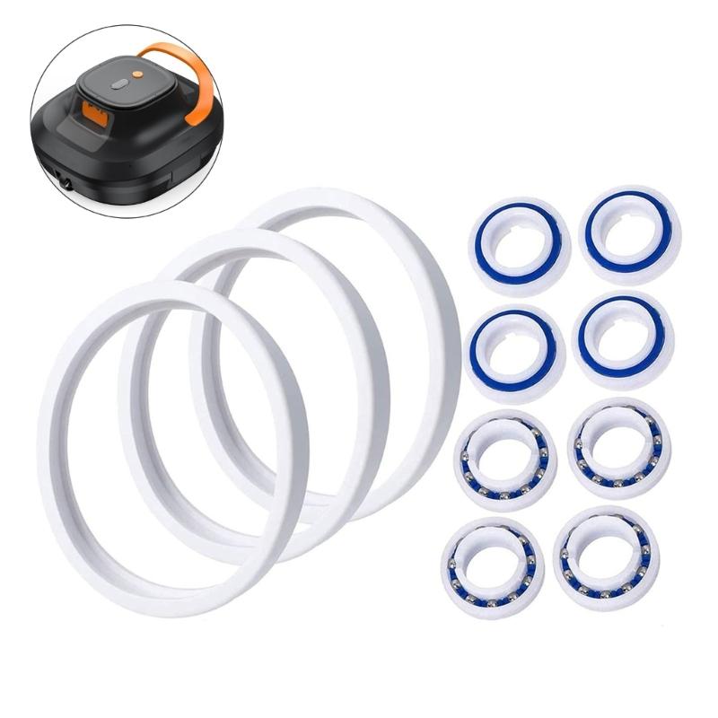 Replacement Tire and Kit Convenient Wheel Set Replacement Wheel Kit Ball Bearings for 180 280 360 380 Pool Cleaner
