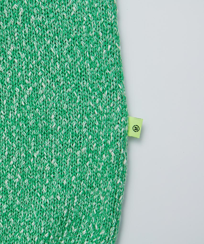 VERSE ONE Slub Knit Sweater Apple Green