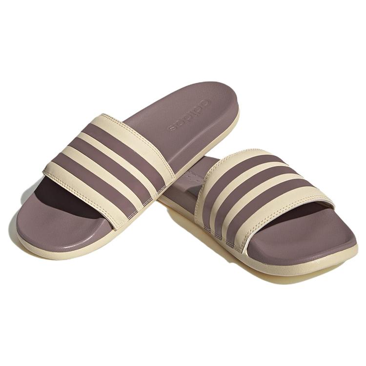 New Adilette Women's Adidas Comfort Slide 'Sand Strata Purple' Women's H03621