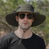 Solar Fan Outdoor Fishing Hat with 2 Solar Fan Fisherman Hat Summer Cap for Men Outdoor Camping Fishing Hiking