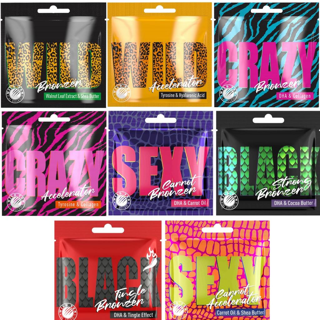 Wild Tan Bräunungspäckchen Packung x 16 Stk.