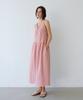 Yulago Check V Shirring Dress