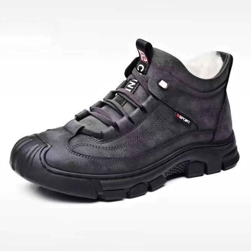 New Men's Winter Shoes Outdoor anti  slip warm snow Boots Casual Thick Soft soled shoes Men's comfortable Sneaker Botas Zapatos