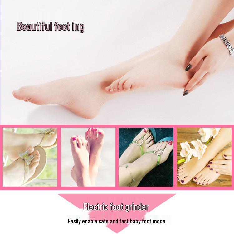 

New USB Electric Foot File: Callus Remover & Pedicure Tool for Dead Skin, In Stock. Blue