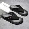 Trend Men Shoes Simple Fashion Flip Flops Lightweight Seaside Slippers Casual Men Footwear Beach Sandal Slipper Summer Leisure Opentoed Flipflops
