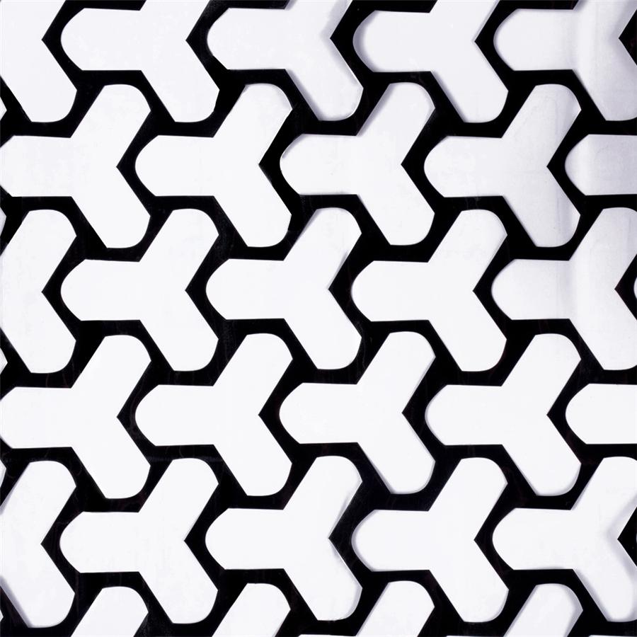 Car Rear Tail Light Honeycomb Gaphic Fishbone Stickers Hollow Auto Lamp Light