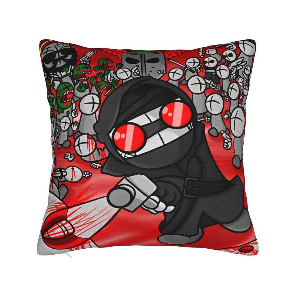 MADNESS COMBAT Pillow Case Graphic Pillow Cover Vintage Cushion Cover For Living Room Chair