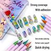 10-Color Dual-Ended Metal Nail Art Pen: Graffiti, Liner, and Blending Tool