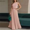 Women Sleeveless Vest Tops And Long Skirts Summer Casual Two Piece Suit Sets