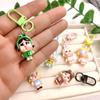 Cute Crying Baby Girl Cure Keychain Mobile Phone Pendant Girl Soft Cute Backpack Jewelry Girlfriend Couple Gift