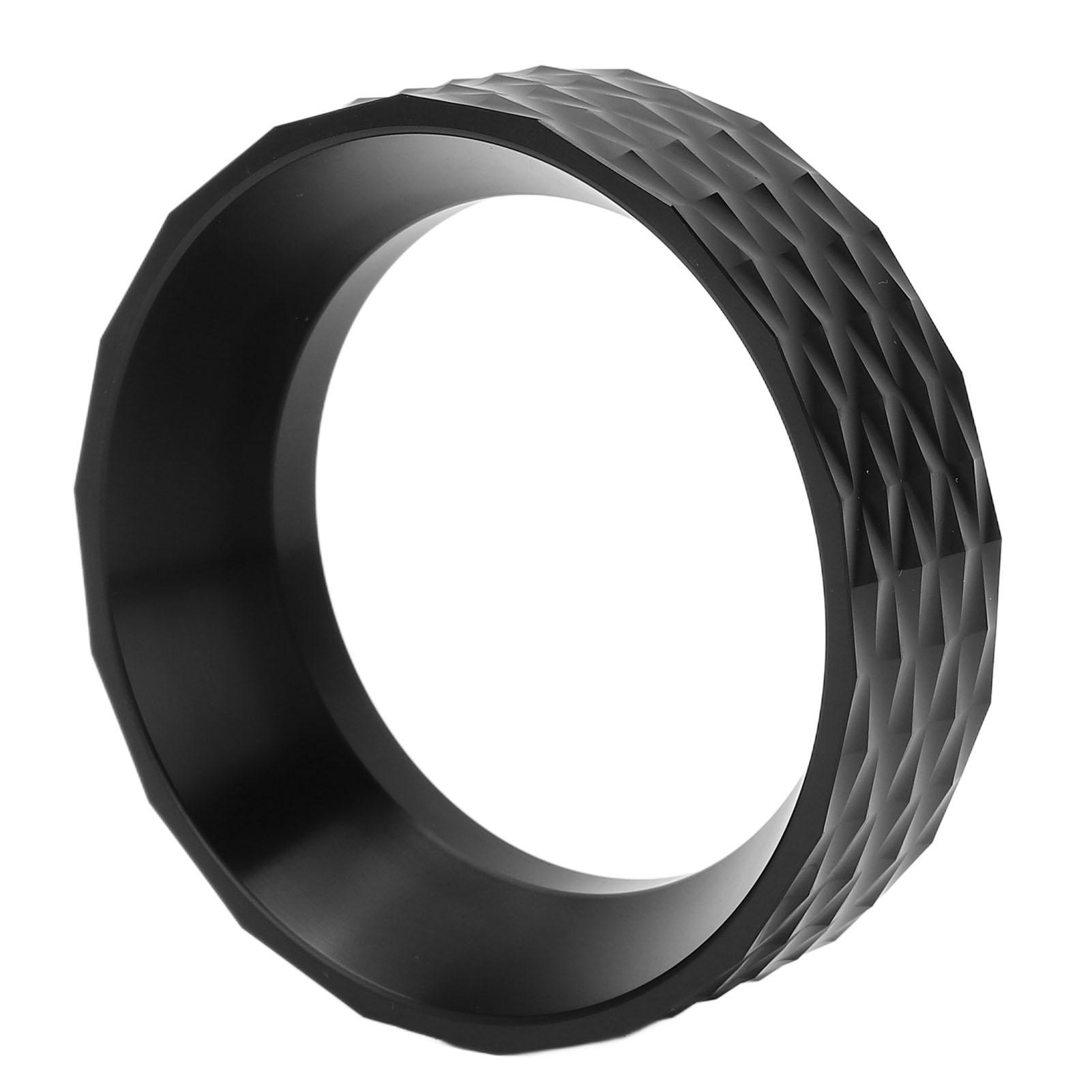 Coffee Dosing Funnel Professional Spill Proof Polished Process 53mm Dosing Funnel for Coffee Making Black