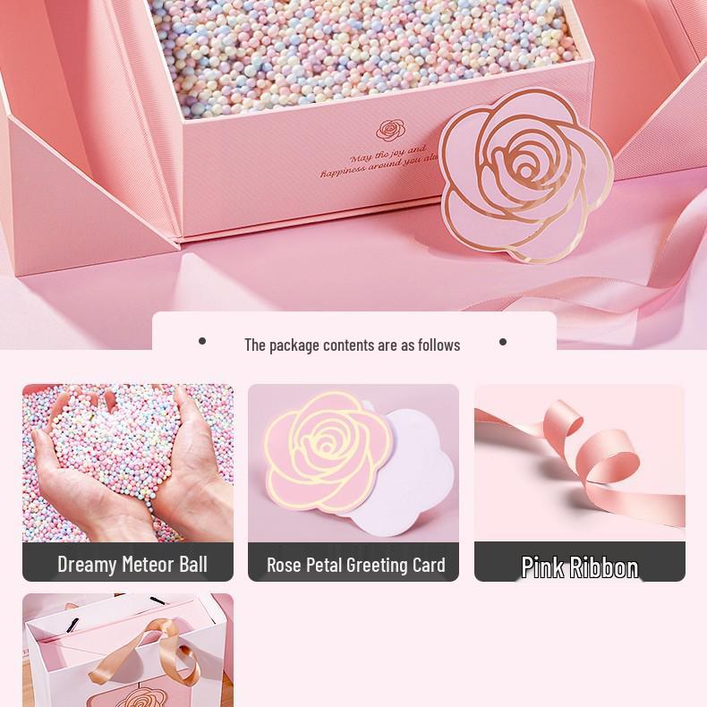 Elegant Pink Gift Box for Women - Ideal for Birthdays, Lipstick, Perfume & High-End Surprises