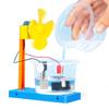 Hands on Salt Water Power Generation Fan Model Assembly Toy Children Educational Toy Teaching Tool for Science Lesson