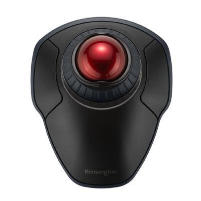 Kensington Orbit Wireless Trackball with Scroll Ring Black Red K70992JP &