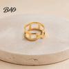 Silk Scarf Ring Chunky Chain Clip for Women, Minimalist Wide Band Statement Buckle Wrap, Fashion Punk Link Shawl Scarves Clasp Dress Accessories