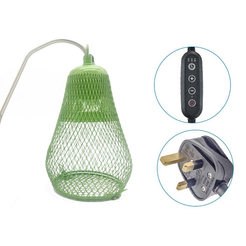 Iron Mesh Dome Pet Heating Lampshade Double Cage Anti-scald Lampshade  Aquarium