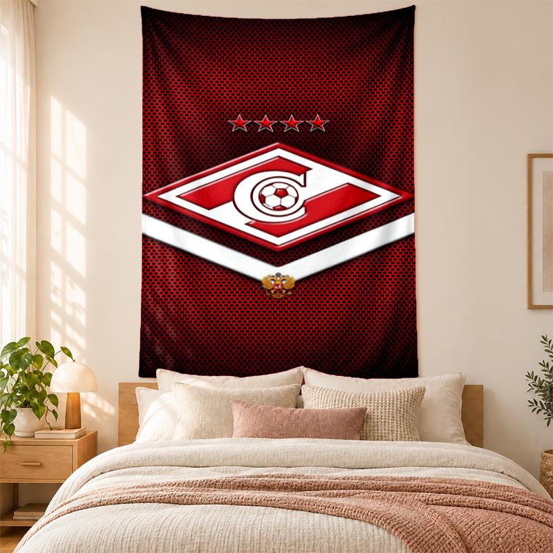 FC Spartak Moscow Tapestry highquality for decorating living room bedroom dorm walls ideal as bedroom wallart orholiday gift