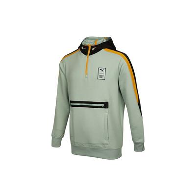 Puma X Firstmile Collab Training Hoodie With Patch Pocket Men Tops Green 532339-79