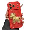 Get money soon, red Baifutu is suitable for Apple 17promax16/15pro New Year of the Horse mobile phone case Huawei