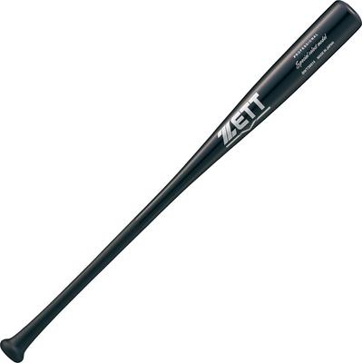 ZETT Soft Baseball Bat Special Select Model Wooden 84cm 760g Average Black Made In Japan BWT39514 (Hokkaido Birch) (1900SA)
